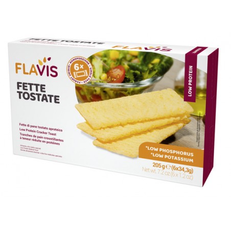 Dr. Schar Flavis Fette Tostate Aproteiche 6 Porzioni Da 34,3 G