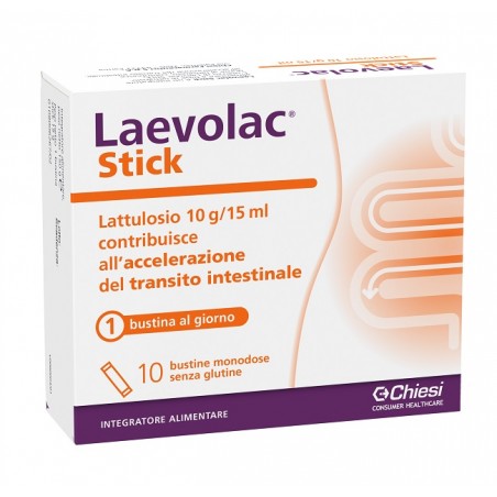 Chiesi Italia Laevolac Stick 10 Bustine