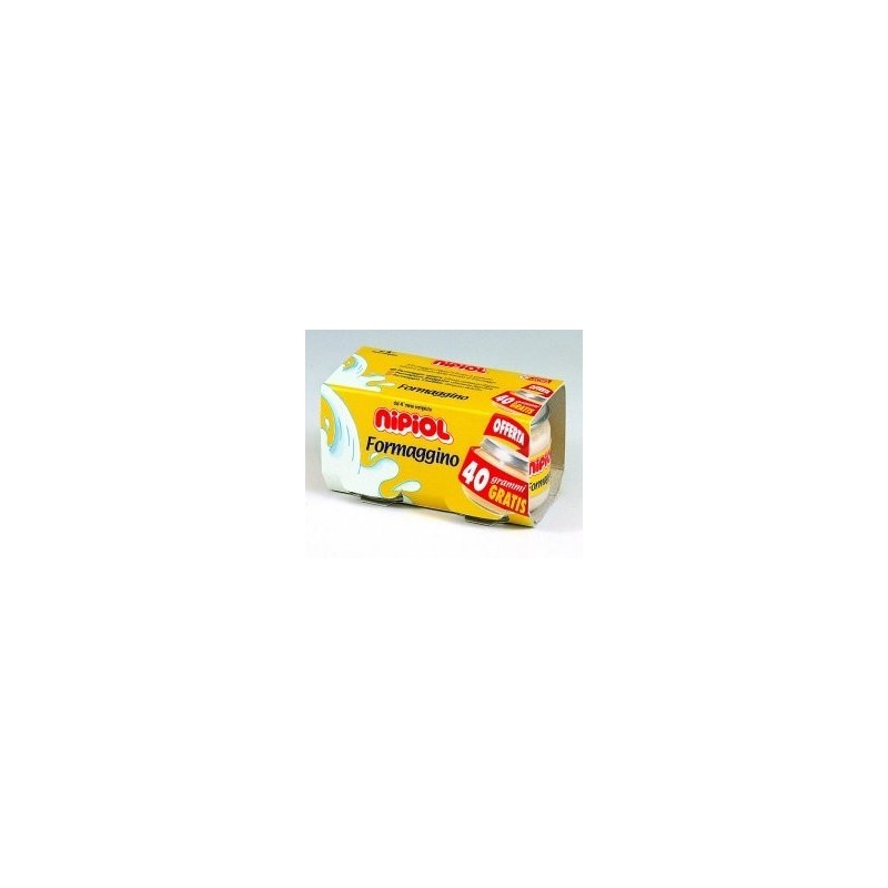 Nipiol Omogeneizzato Formaggino 80 G 2 Pezzi