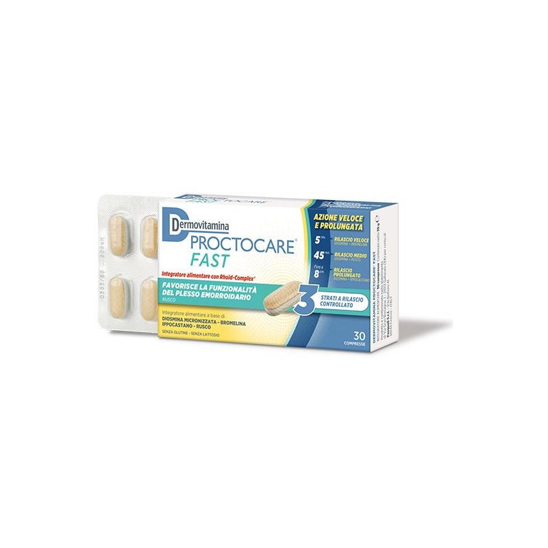 Pasquali Dermovitamina Proctocare Fast 30 Compresse