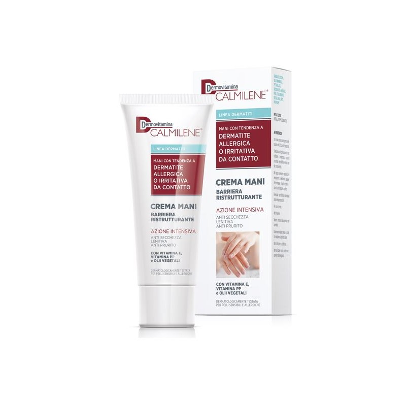 Pasquali Dermovitamina Calmilene Crema Mani Barriera Ristrutturante Azione Intensiva Per Dermatite Allergica O Irritativa Da Con