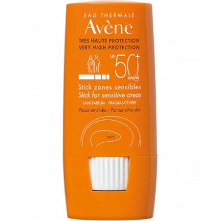 Avene Eau Thermale Stick Large Zone Sensibili 50+ 8 G