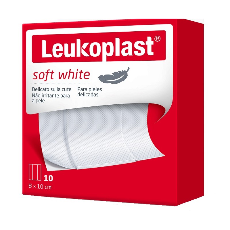 Essity Italy Leukoplast Soft White 100 X 8 Cm 10 Pezzi