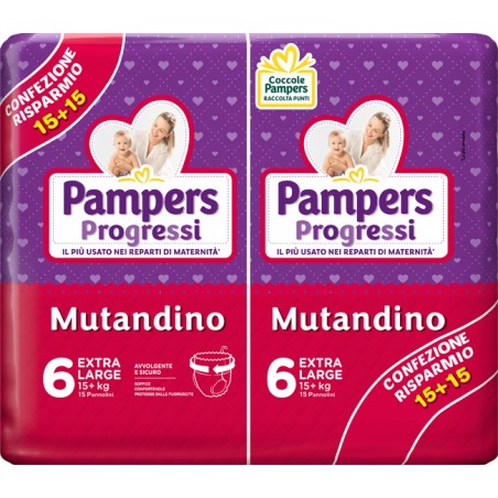 Fater Pampers Progressi Mutandina Xl 30 Pezzi