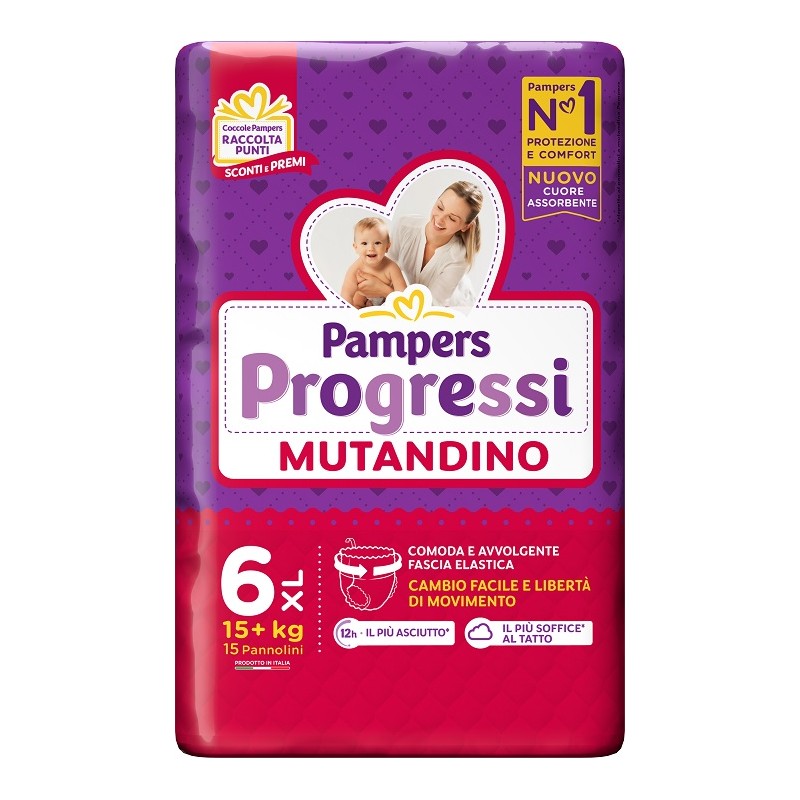 Fater Pampers Progressi Mutandina Xl 15 Pezzi