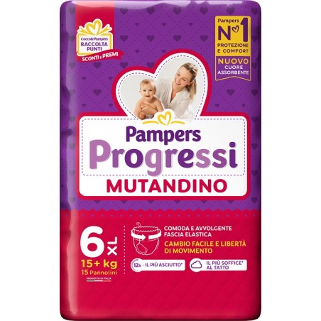 Fater Pampers Progressi Mutandina Xl 15 Pezzi