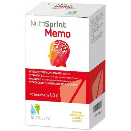 Nutrileya Nutrisprint Memo 20 Bustine Stick