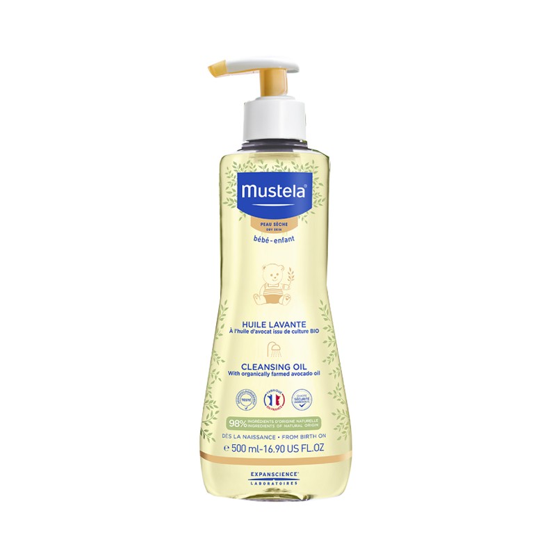 Lab. Expanscience Italia Mustela Olio Bagno Pelle Secca 2019 500 Ml