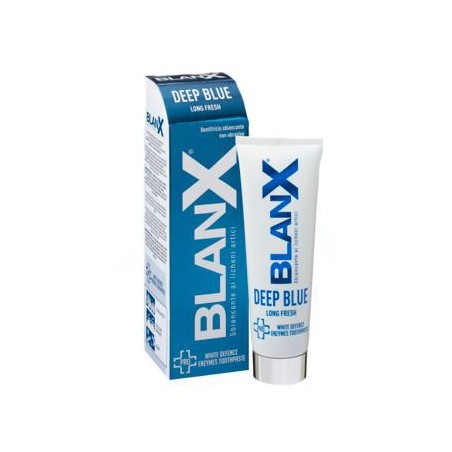 Euritalia Pharma Blanx Deep Blue Dentifricio Sbiancante Non Abrasivo 25 Ml