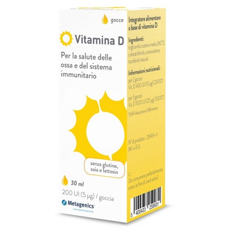 Metagenics Belgium Bvba Vitamina D Liquido 30 Ml