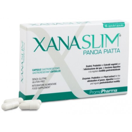 Promopharma Xanaslim Pancia Piatta 15 Capsule Gastroresistenti