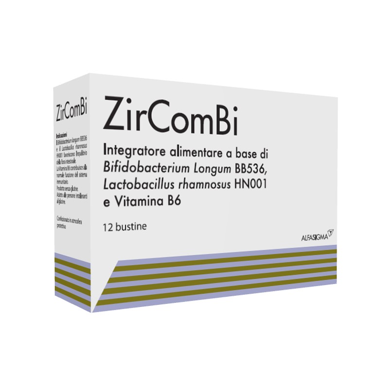 ZirComBi Integratore per l'equilibrio intestinale e immunitario 12 bustine