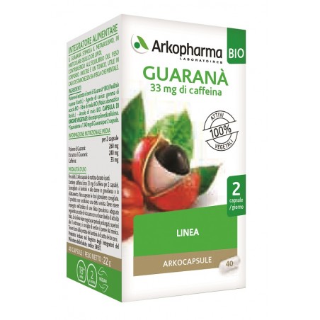 Arkofarm Arko Capsule Guarana' Bio 40 Capsule