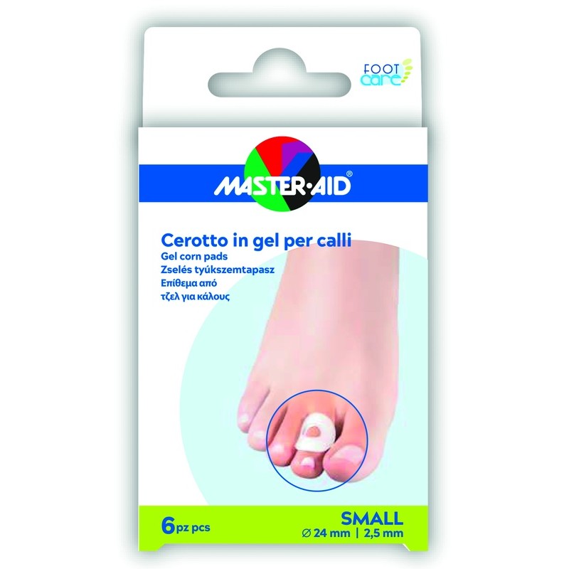 Pietrasanta Pharma Master-aid Foot Care Cerotto Gel Calli Taglia S 6 Pezzi