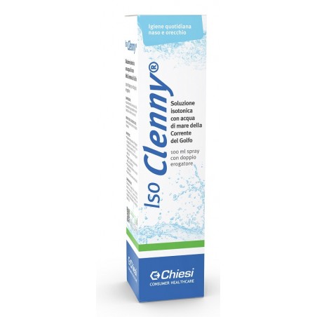 Chiesi Farmaceutici Iso Clenny Soluzione Isotonica Biomarina Spray Doppio Erogatore 100 Ml