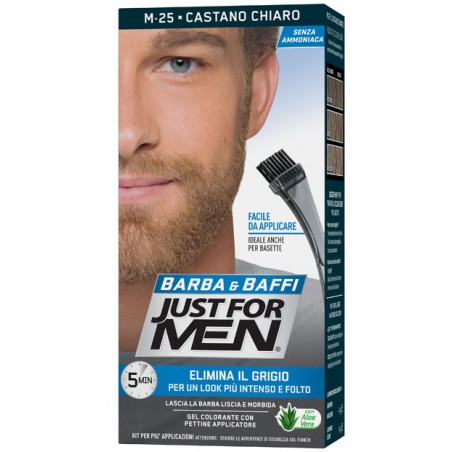 Combe Italia Just For Men Barba & Baffi M25 Castano Chiaro 51 G