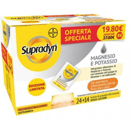 Bayer Supradyn Magnesio E Potassio Limited Edition 14 + 24 Bustine