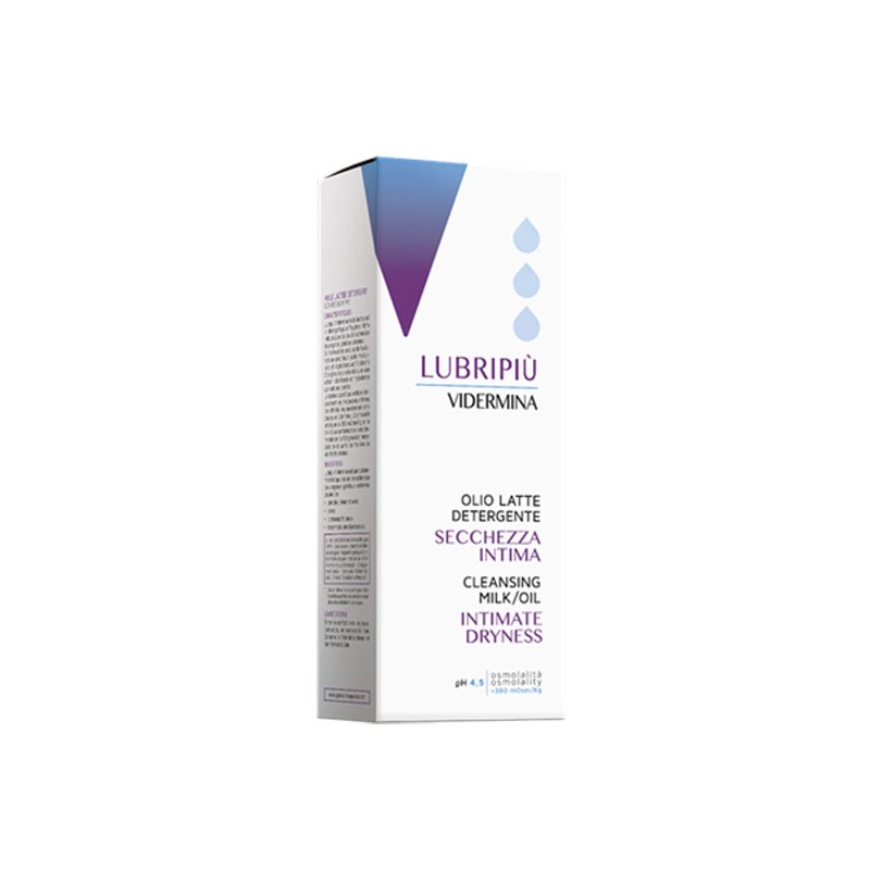 Ist. Ganassini Vidermina Lubripiu' Olio Latte Detergente Secchezza Intima 200 Ml