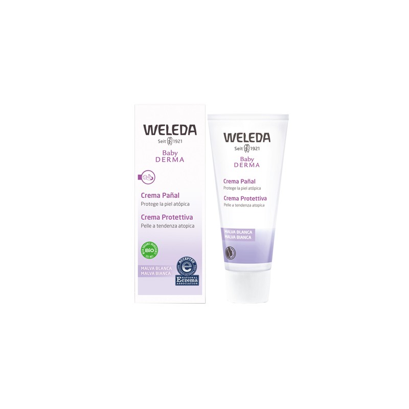 Weleda Italia Baby Derma Crema Protettiva Malva Bianca 50 Ml