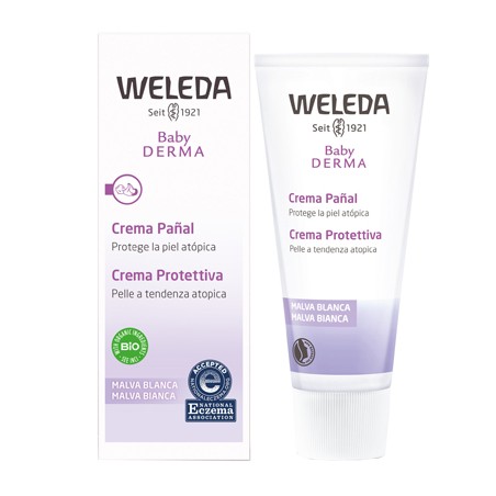 Weleda Italia Baby Derma Crema Protettiva Malva Bianca 50 Ml