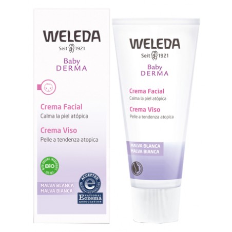 Weleda Italia Baby Derma Crema Viso Malva 50 Ml