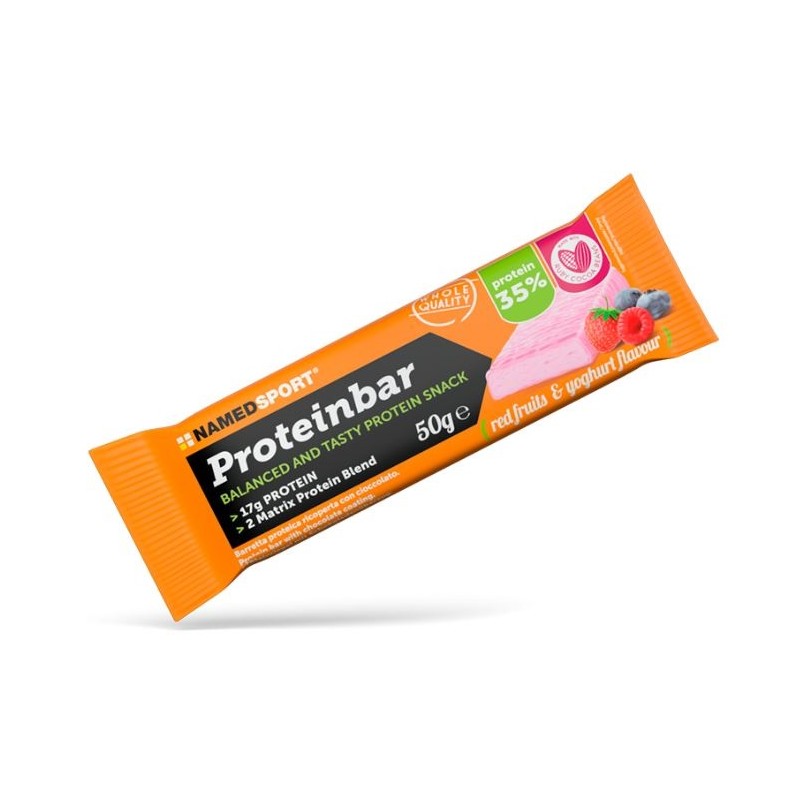 Namedsport Proteinbar Red Fruits & Yoghurt Barretta 50 G