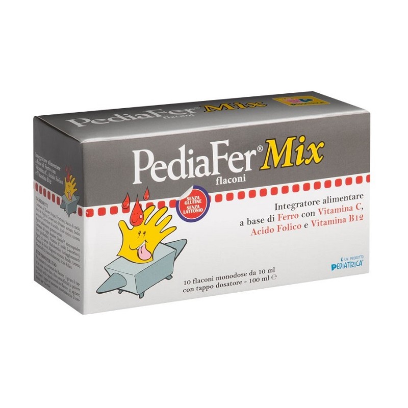 Pediatrica Pediafer Mix 10 Flaconi Da 10 Ml