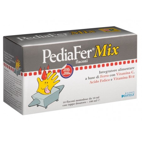 Pediatrica Pediafer Mix 10 Flaconi Da 10 Ml