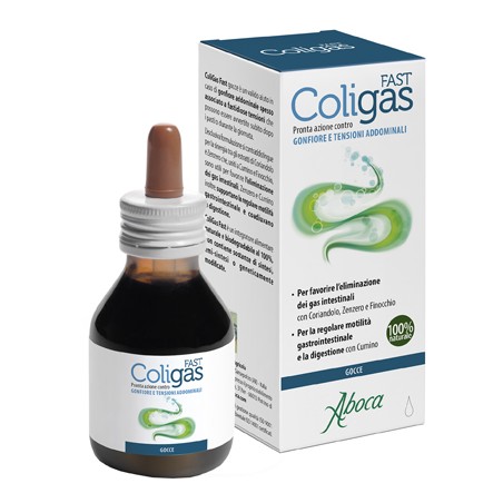 Aboca Coligas Fast Gocce gonfiore addominale 75 ml