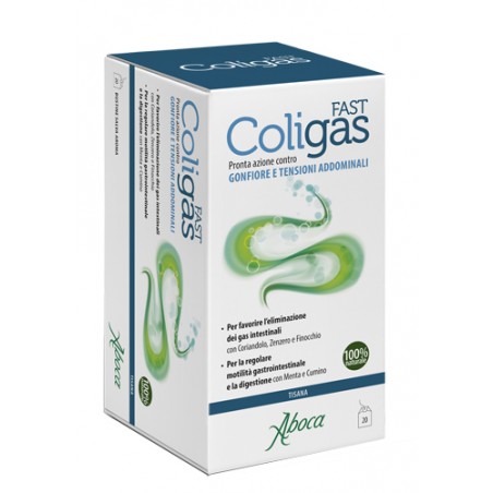 Aboca Coligas Fast Tisana gonfiore addominale 20 Bustine