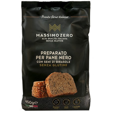 Massimo Zero Preparato Per Pane Nero Con Semi Di Girasoli 450 G