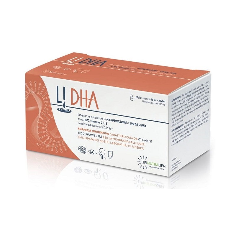 Lipinutragen Li Dha 10 Flaconcini Da 10 Ml