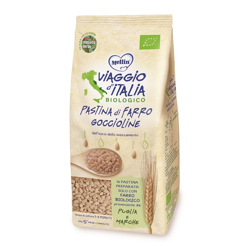 Danone Nutricia Soc. Ben. Viaggio Italia Pastina Di Farro Goccioline 320 G