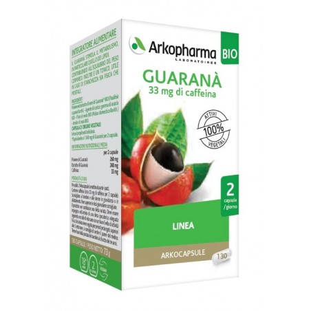 Arkofarm Arko Capsule Guarana' Bio 130 Capsule