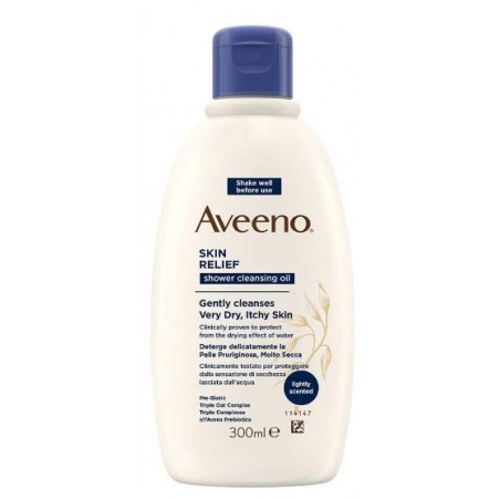 Johnson & Johnson Aveeno Pp Sr Olio Docca Lenitivo 300 Ml