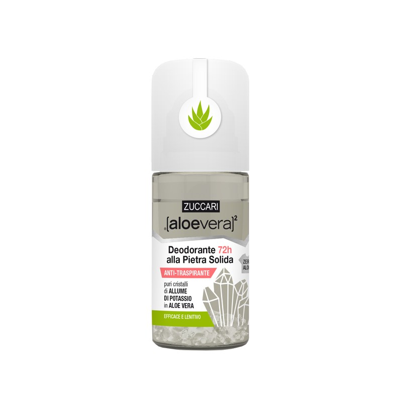 Zuccari Aloevera2 Deodorante Pietra Solida Roll On 50 Ml