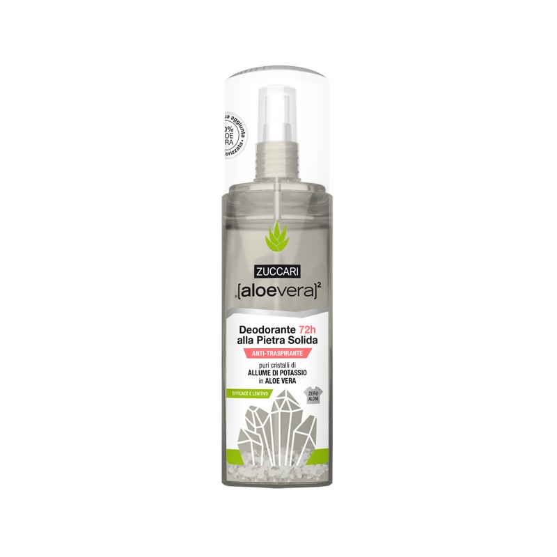 Zuccari Aloevera2 Deodorante Pietra Solida Spray 100 Ml