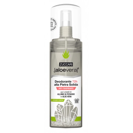 Zuccari Aloevera2 Deodorante Pietra Solida Spray 100 Ml