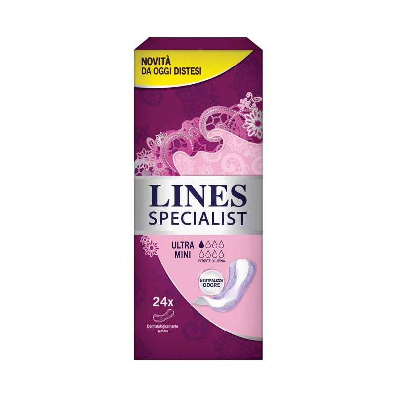 Fater Pannolone Sagomato Lines Specialist Ultramini 24 Pezzi Farma