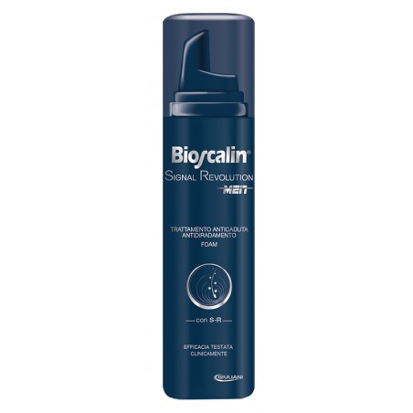 Giuliani Bioscalin Signal Revolution Trattamento Intensivo Anticaduta Antidiradante Foam 75 Ml