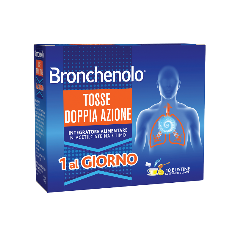 Perrigo Italia Bronchenolo Tosse Doppia Azione 10 Bustine