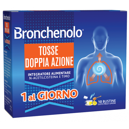 Perrigo Italia Bronchenolo Tosse Doppia Azione 10 Bustine