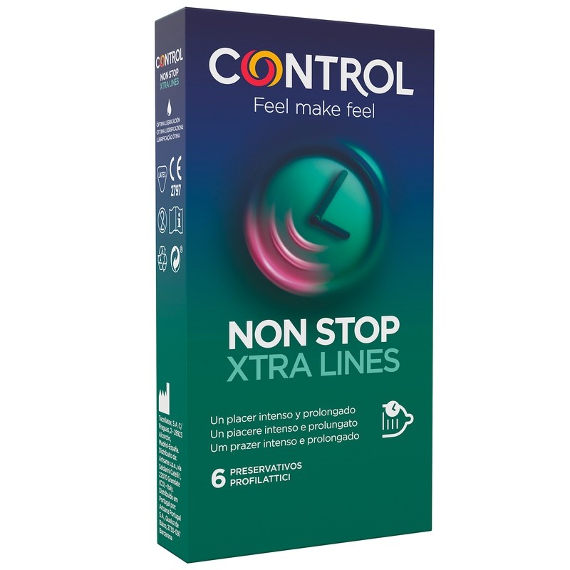 Artsana Control Non Stop Xtra Lines 6 Pezzi