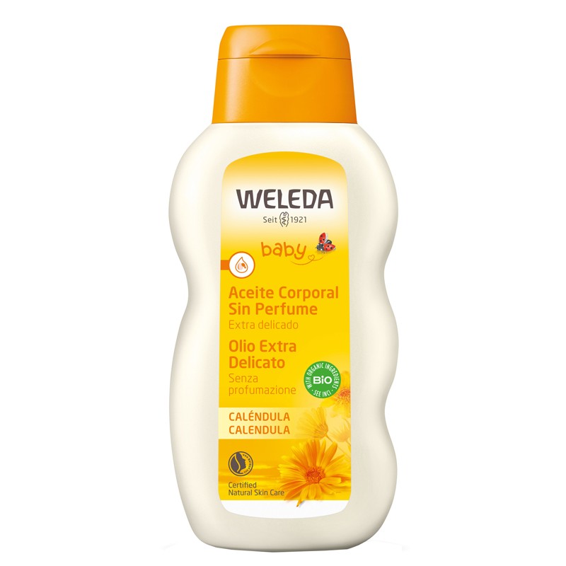 Weleda Italia Baby Olio Extra Delicato Calendula 200 Ml