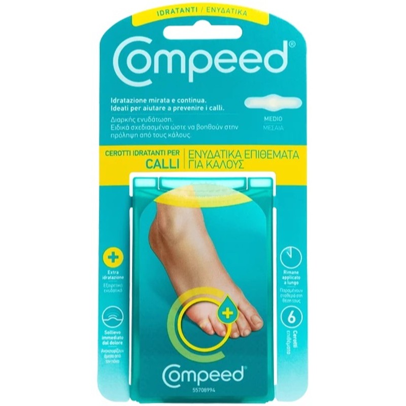 Perrigo Italia Compeed Cerotti Per Calli Idratanti 6 Pezzi