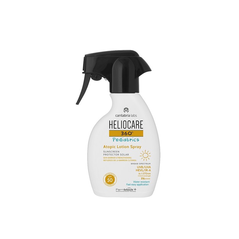 Difa Cooper Heliocare 360 Ped Atopic Spf 50 Lotion Spray 250 Ml