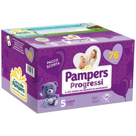 Fater Pannolini Quadripack Pampers Progressi Junior 76 Pezzi