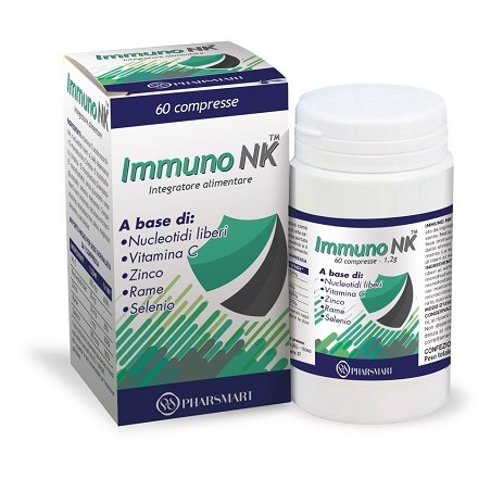 confezione di 60 compresse di immuno nk integratore per le difese immunitarie