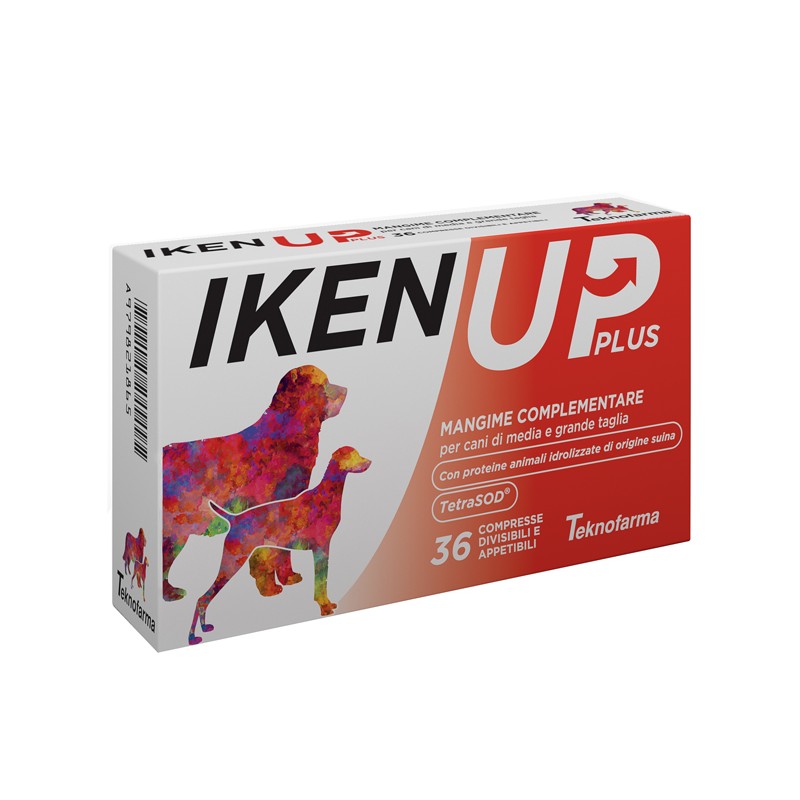 Teknofarma Iken Up Plus Cani Media Grande Taglia Scatola 36 Compresse