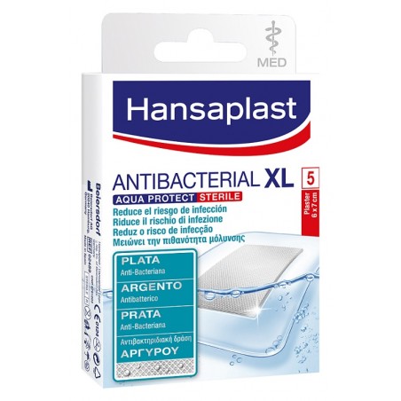 Beiersdorf Hansaplast Aqua Protect Extra Large Silver 5 Pezzi